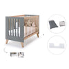 Lettino co-sleeping 60x120 cm (4in1) legno/antracite · Nexor C187R-M5895