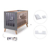 Lettino co-sleeping 60x120 cm (4in1) legno/marengo · Nexor C187R-M6995