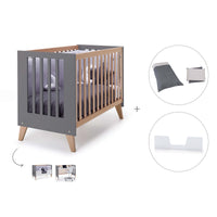 Lettino co-sleeping 60x120 cm (4in1) legno/marengo · Nexor C187R-M6995