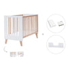 Lettino co-sleeping 60x120 cm (4in1) legno/bianco · Nexor C187R-M7795