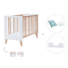 Lettino co-sleeping 60x120 cm (4in1) legno/bianco · Nexor C187R-M7795