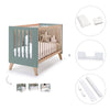 Lettino co-sleeping 60x120 cm (4in1) legno/verde · Nexor C187R-M5795