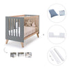 Lettino co-sleeping 60x120 cm (4in1) legno/antracite · Nexor C187R-M5895