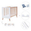 Lettino co-sleeping 60x120 cm (4in1) legno/bianco · Nexor C187R-M7795