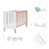 Lettino co-sleeping 60x120 cm (4in1) legno/bianco · Nexor C187R-M7795