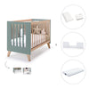 Lettino co-sleeping 60x120 cm (4in1) legno/verde · Nexor C187R-M5795