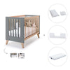 Lettino co-sleeping 60x120 cm (4in1) legno/antracite · Nexor C187R-M5895