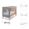 Lettino co-sleeping 60x120 cm (4in1) legno/antracite · Nexor C187R-M5895