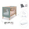 Lettino co-sleeping 60x120 cm (4in1) legno/verde · Nexor C187R-M5795