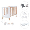 Lettino co-sleeping 60x120 cm (4in1) legno/bianco · Nexor C187R-M7795