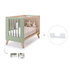 Lettino co-sleeping 60x120 cm (4in1) legno/verde oliva · Nexor C187R-M5695