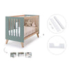 Lettino co-sleeping 60x120 cm (4in1) legno/verde · Nexor C187R-M5795