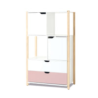 Armadio Montessori (porte e cassetti) in legno · Eden+ NW130
