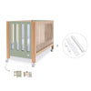 Lettino co-sleeping 60x120 cm (5in1) legno/verde oliva · Occa C166-M9556