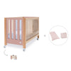 Lettino co-sleeping 60x120 cm (5in1) legno/rosa · Occa C166-M9559