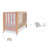 Lettino co-sleeping 60x120 cm (5in1) legno/rosa · Occa C166-M9559