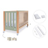 Lettino co-sleeping 60x120 cm (5in1) legno/verde oliva · Occa C166-M9556