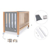 Lettino co-sleeping 60x120 cm (5in1) legno/grigio · Occa C166-M9558