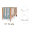 Lettino co-sleeping 60x120 cm (5in1) legno/verde · Occa C166-M9557