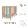 Lettino co-sleeping 60x120 cm (5in1) legno/verde oliva · Occa C166-M9556