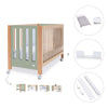 Lettino co-sleeping 60x120 cm (5in1) legno/verde oliva · Occa C166-M9556