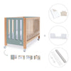 Lettino co-sleeping 60x120 cm (5in1) legno/verde · Occa C166-M9557