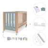 Lettino co-sleeping 60x120 cm (5in1) legno/verde · Occa C166-M9557