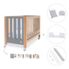Lettino co-sleeping 60x120 cm (5in1) legno/grigio · Occa C166-M9558