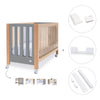 Lettino co-sleeping 60x120 cm (5in1) legno/grigio · Occa C166-M9558