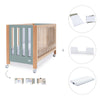 Lettino co-sleeping 60x120 cm (5in1) legno/verde · Occa C166-M9557