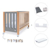 Lettino co-sleeping 60x120 cm (5in1) legno/grigio · Occa C166-M9558