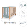 Lettino co-sleeping 60x120 cm (5in1) legno/verde · Occa C166-M9557