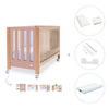 Lettino co-sleeping 60x120 cm (5in1) legno/rosa · Occa C166-M9559