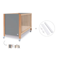 Lettino co-sleeping 60x120 cm (5in1) legno/grigio · Ombra C167-M9558