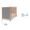 Lettino co-sleeping 60x120 cm (5in1) legno/grigio · Ombra C167-M9558