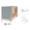 Lettino co-sleeping 60x120 cm (5in1) legno/verde · Ombra C167-M9557