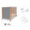 Lettino co-sleeping 60x120 cm (5in1) legno/grigio · Ombra C167-M9558