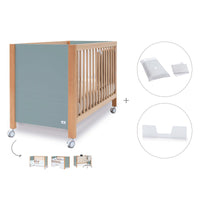 Lettino co-sleeping 60x120 cm (5in1) legno/verde · Ombra C167-M9557