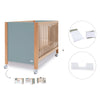 Lettino co-sleeping 60x120 cm (5in1) legno/verde · Ombra C167-M9557