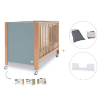 Lettino co-sleeping 60x120 cm (5in1) legno/verde · Ombra C167-M9557