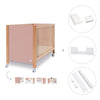 Lettino co-sleeping 60x120 cm (5in1) legno/rosa · Ombra C167-M9559