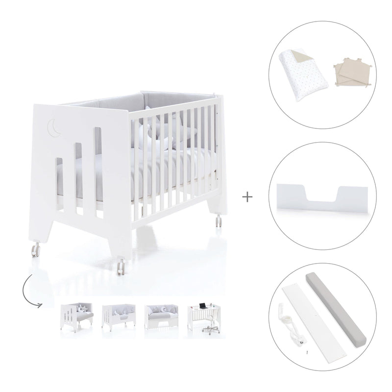 Lettino-scrivania 60x120 cm (2in1) bianco · Omni C181-M7700