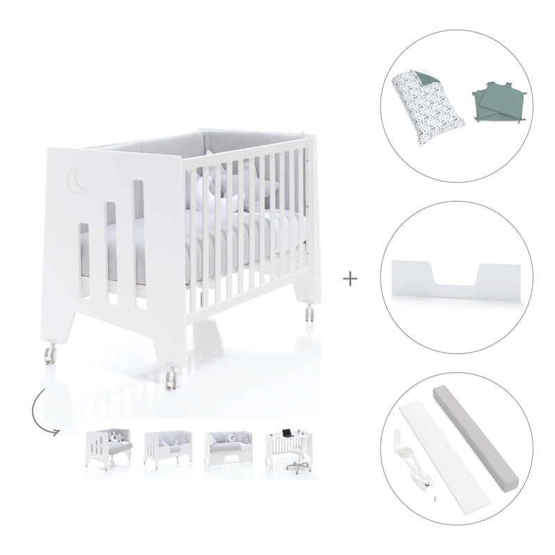 Lettino-scrivania 60x120 cm (2in1) bianco · Omni C181-M7700