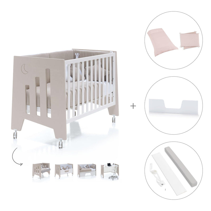 Lettino co-sleeping 60x120 cm (5in1) beige · Omni C181-M7753