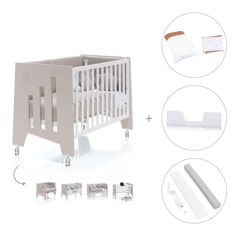 Lettino co-sleeping 60x120 cm (5in1) beige · Omni C181-M7753