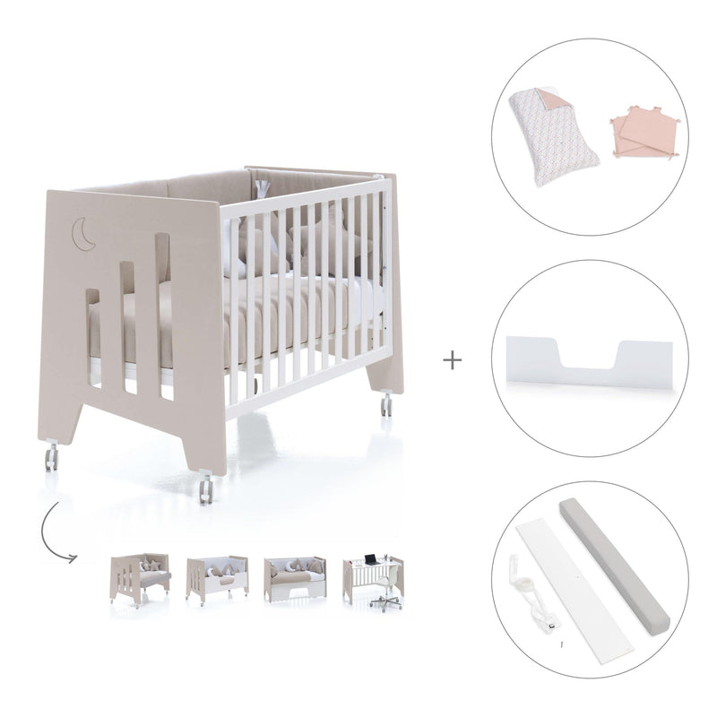 Lettino co-sleeping 60x120 cm (5in1) beige · Omni C181-M7753