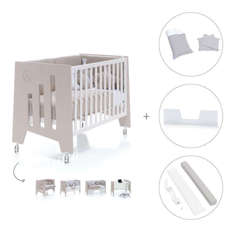 Lettino co-sleeping 60x120 cm (5in1) beige · Omni C181-M7753