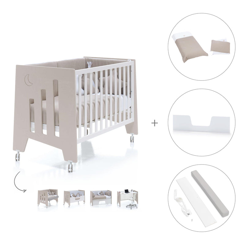 Lettino co-sleeping 60x120 cm (5in1) beige · Omni C181-M7753