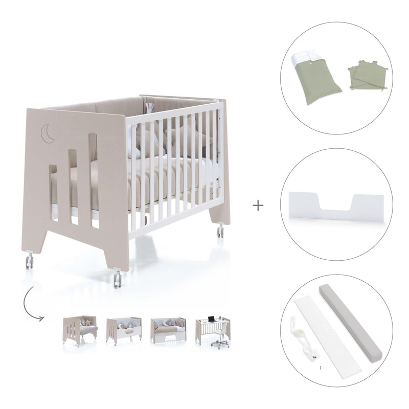 Lettino co-sleeping 60x120 cm (5in1) beige · Omni C181-M7753