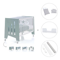 Lettino co-sleeping 60x120 cm (5in1) verde eucalipto · Omni Due Eucalyptus